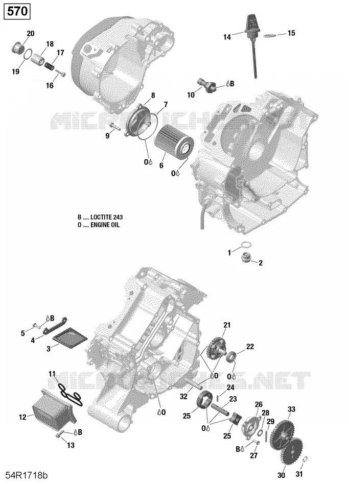 Lubrificazione del motore
