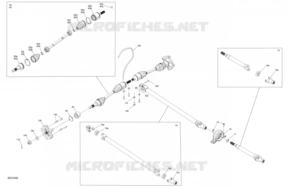 Albero di trasmissione anteriore