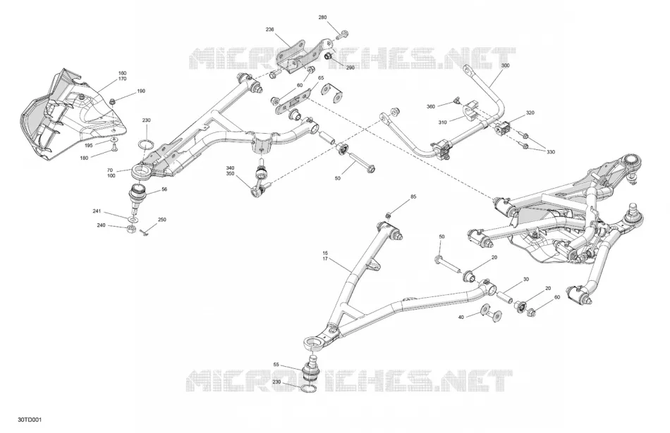 SOSPENSIONE ANTERIORE COMPONENTS
