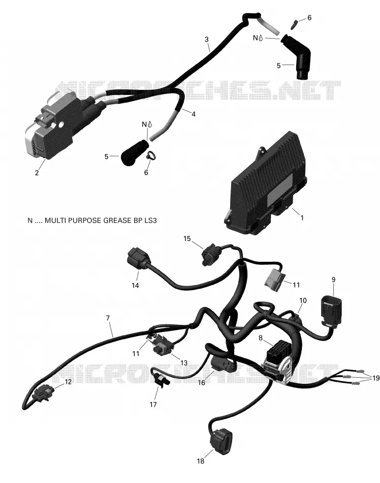 Cablaggio del motore