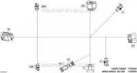 08- CABLAGGIO ELETTRICO - REAR BOX WIRING HARNESS - 710009559