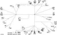 08- CABLAGGIO ELETTRICO - CONSOLE WIRING HARNESS - 710008430