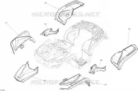 Kit parafango e pannello centrale
