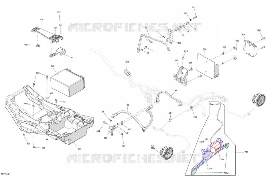 08- CABLAGGIO ELETTRICO - REAR SECTION