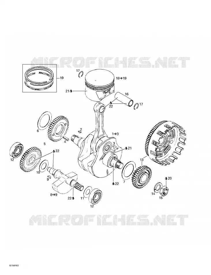 01- VILEBREQUIN ET PISTONS