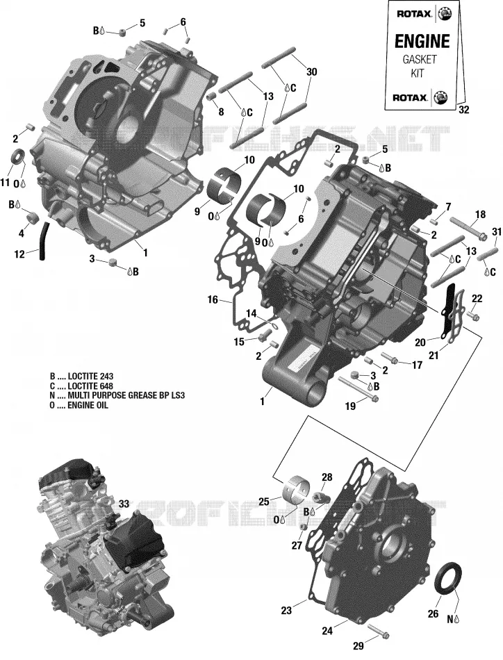 CARTER MOTORE