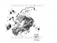 01- ROTAX - GEARBOX ASSY AND DRIVE SHAFT - 686 808 - TREMEC
