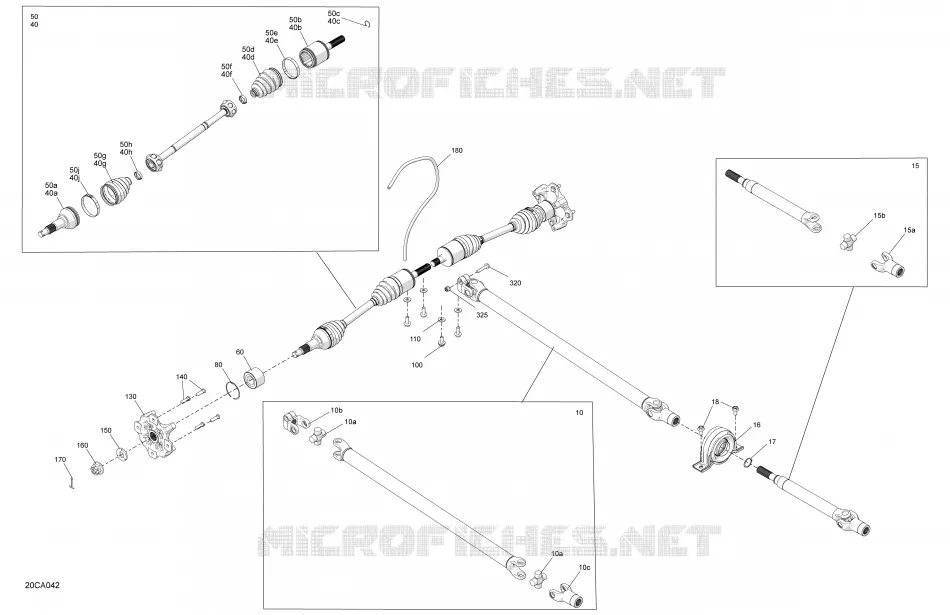 Albero di trasmissione anteriore