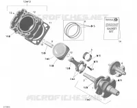 Albero motore, pistone e cilindro