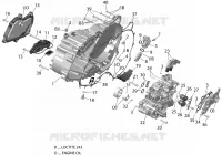 01- ROTAX - COUVERCLE EMBRAYAGE - SE6