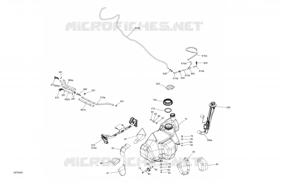 Motore - SERBATOIO CARBURANTE