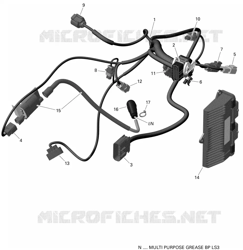 Cablaggio del motore