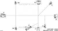 08- CABLAGGIO ELETTRICO - REAR BOX WIRING HARNESS - 710009559