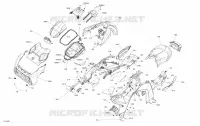 Cofano / Griglia / Sedile conducente / Modulo parte superiore del corpo