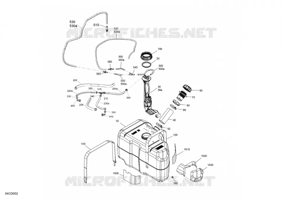 MOTORE - SERBATOIO CARBURANTE