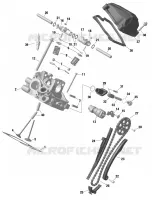 01- ROTAX - REAR CYLINDER HEAD
