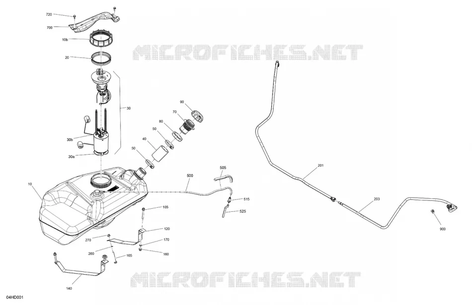 MOTORE - SERBATOIO CARBURANTE