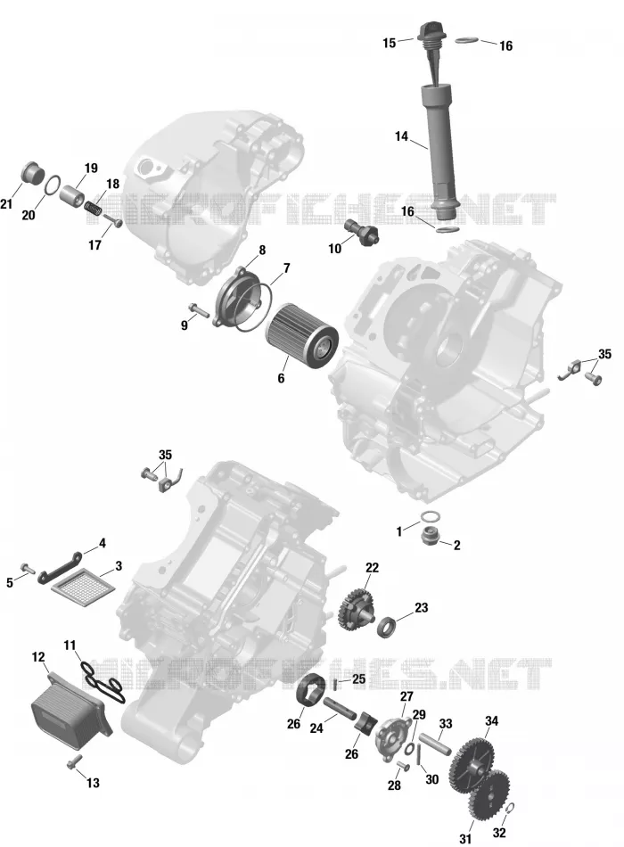 LUBRIFICAZIONE MOTORE ENGINE