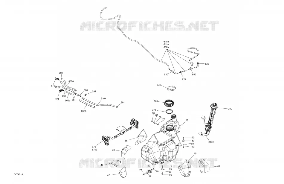Motore - SERBATOIO CARBURANTE