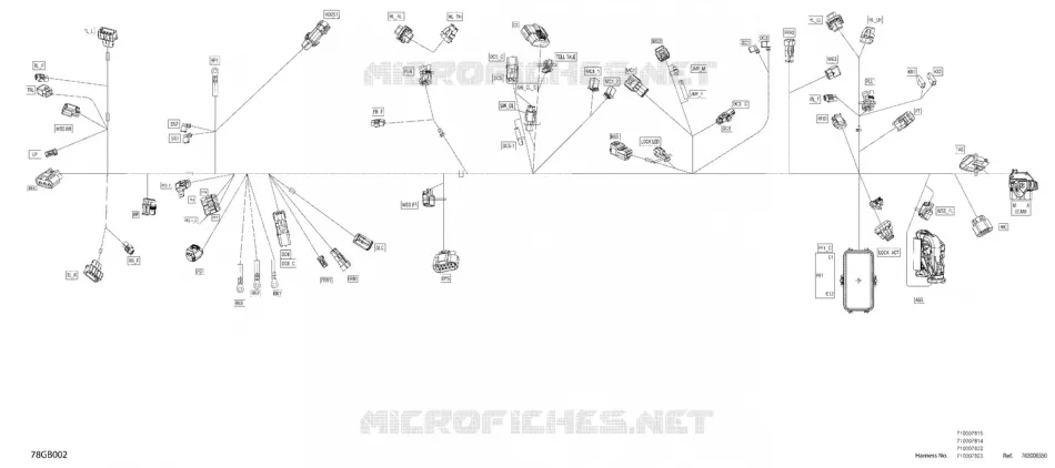 08- ÉLECTRIQUE - CÂBLAGE PRINCIPAL - 710007823