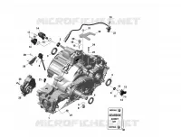 01- ROTAX - GEARBOX ASSY AND DRIVE SHAFT - 686 808 - TREMEC