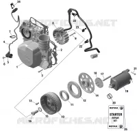 01- ROTAX - MAGNETO AND CABLAGGIO ELETTRICO STARTER