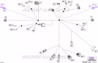 08- CABLAGGIO ELETTRICO - CONSOLE WIRING HARNESS - 710008818