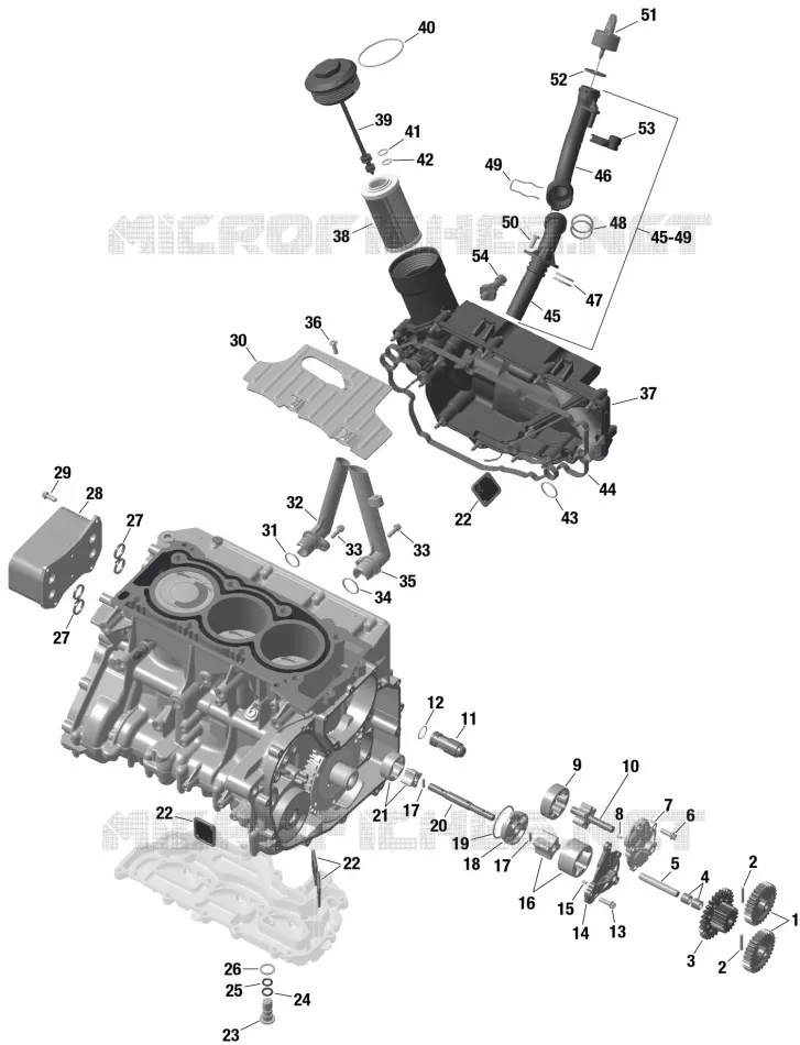 LUBRIFICAZIONE MOTORE ENGINE