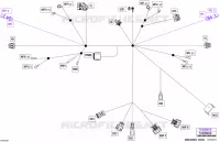 08- CABLAGGIO ELETTRICO - CONSOLE WIRING HARNESS - 710008818