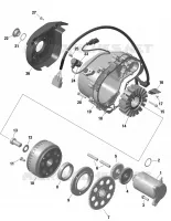 01- ROTAX - MAGNETO AND CABLAGGIO ELETTRICO STARTER