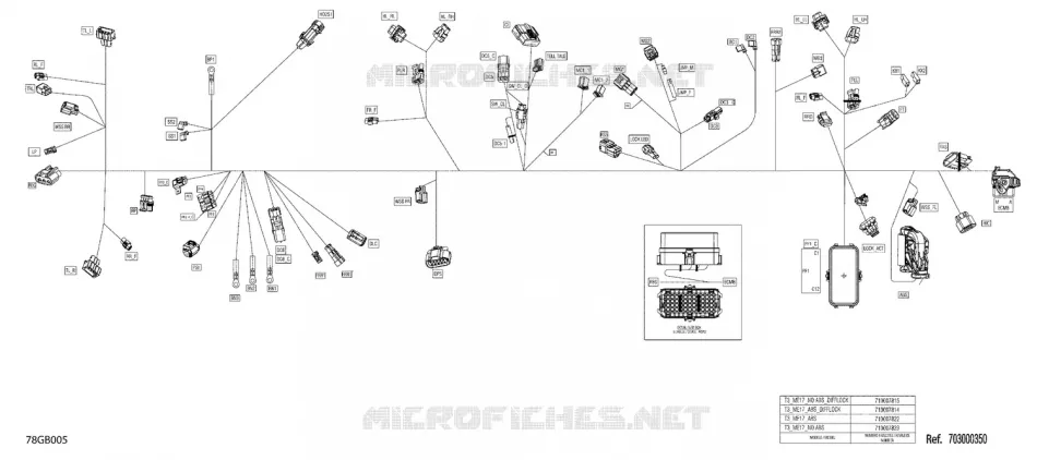 08- ÉLECTRIQUE - CÂBLAGE PRINCIPAL - 710007823