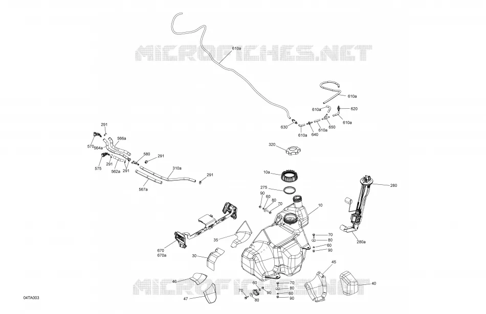 Motore - SERBATOIO CARBURANTE