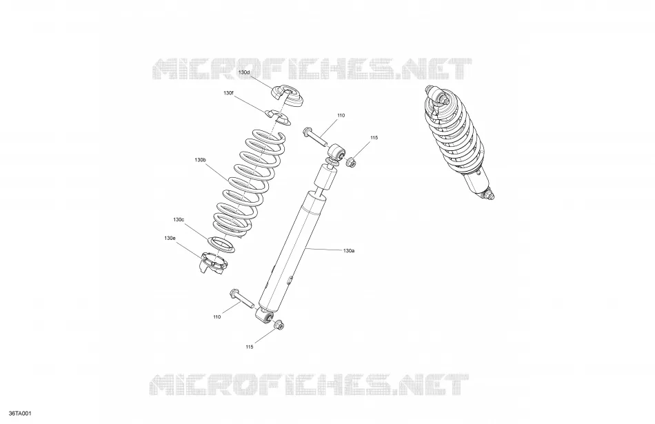 05- SUSPENSION - AMORTISSEURS AVANTS - XT