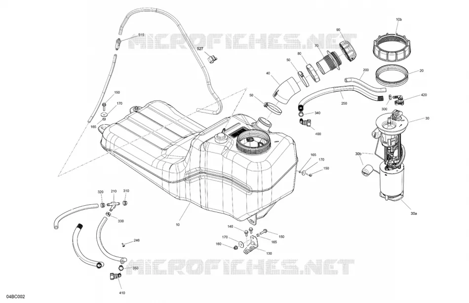 MOTORE - SERBATOIO CARBURANTE