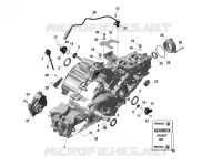 01- ROTAX - GEARBOX ASSY AND DRIVE SHAFT - 686 797 - HUA YONG