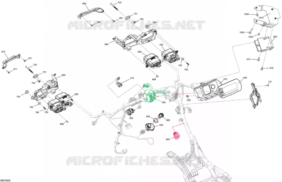 08- CABLAGGIO ELETTRICO - FRONT SECTION