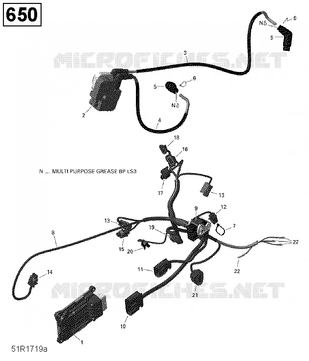 Cablaggio del motore