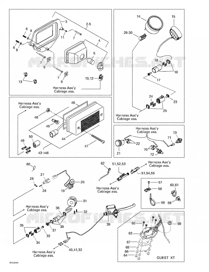 10- CâBLAGE PRINCIPAL ET ACCESSOIRES ÉLECTRIQUES