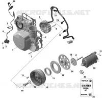01- ROTAX - MAGNETO AND CABLAGGIO ELETTRICO STARTER