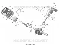 01- ROTAX - VILEBREQUIN, PISTON ET CYLINDRE