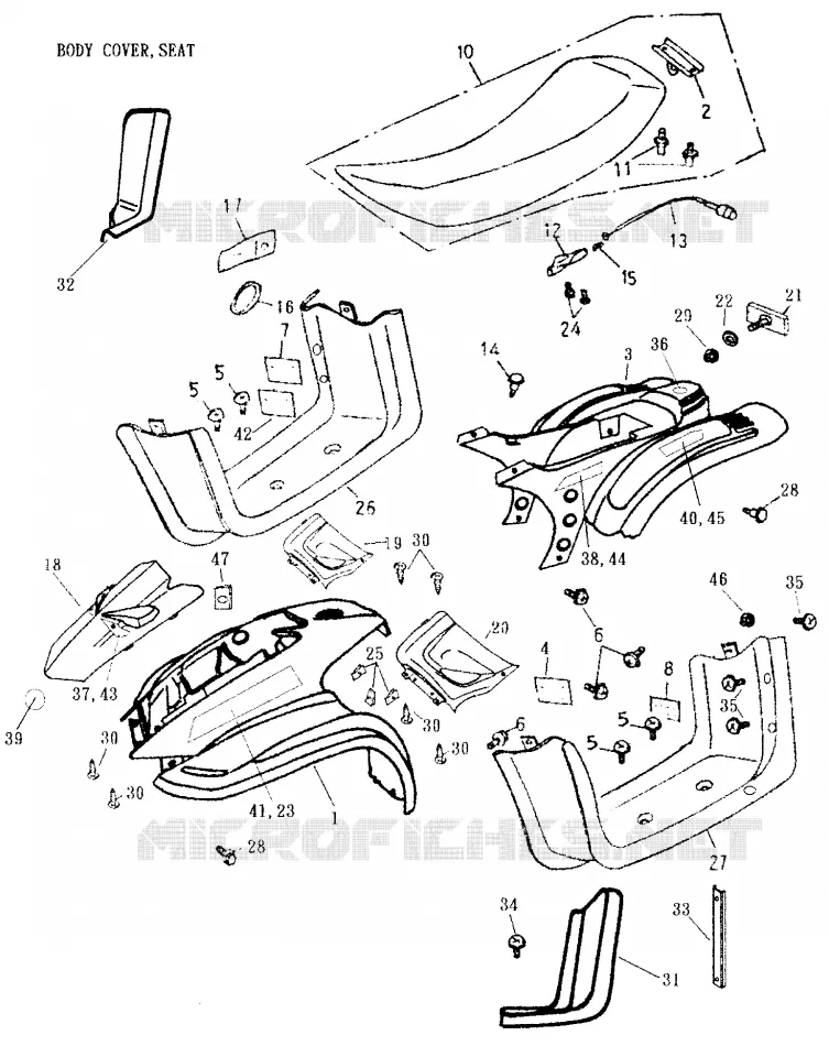 COPERTURA CARROZZERIA, SELLA