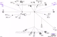 08- CABLAGGIO ELETTRICO - CONSOLE WIRING HARNESS - 710008818