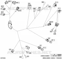 08- CABLAGGIO ELETTRICO - CONSOLE WIRING HARNESS - 710008437