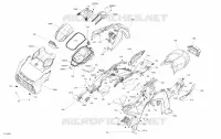 Cofano / Griglia / Sedile conducente / Modulo parte superiore del corpo