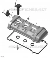 01- ROTAX - COUVERCLE DE SOUPAPES
