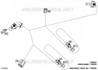 08- CABLAGGIO ELETTRICO - CONSOLE WIRING HARNESS - 710008434