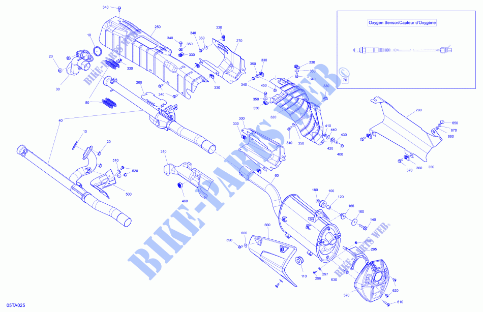 Motore   Scarico per Can-Am OUTLANDER X MR 1000R (VISCO-4LOK) 2021