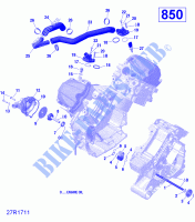 SISTEMA DI RAFFREDDAMENTO per Can-Am OUTLANDER X MR 850 (VISCO-4LOK) 2021