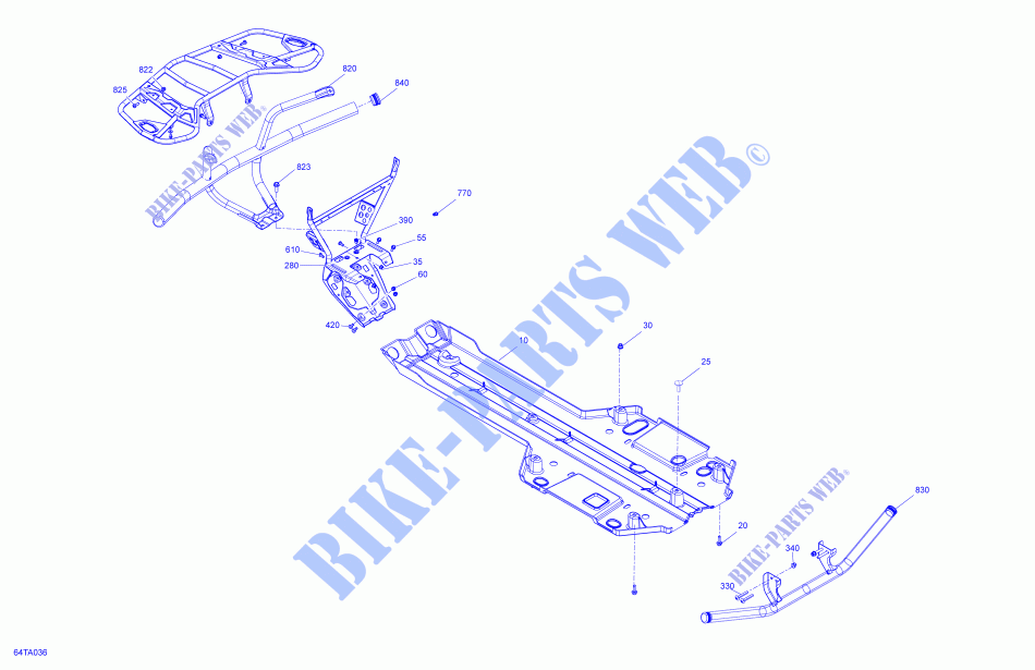 Piastra paramotore per Can-Am OUTLANDER MAX 570 2021