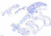  Paraurti e piastra paramotore per Can-Am OUTLANDER MAX 650 2020